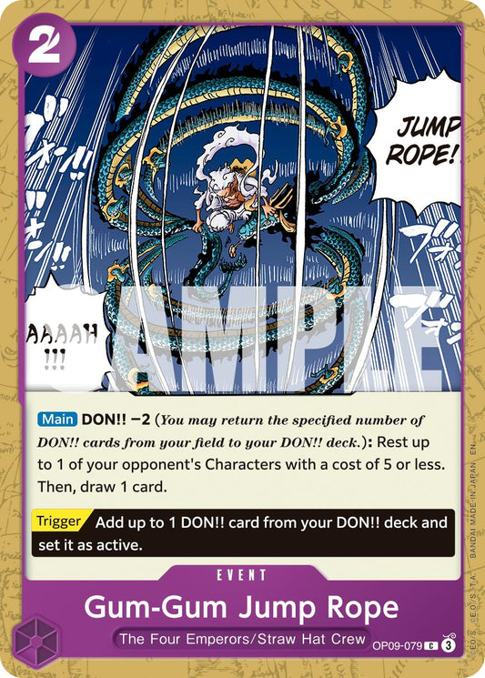 Gum-Gum Jump Rope OP09-079 [ Inglese / Giapponese / Francese / Cinese Semplificato ]