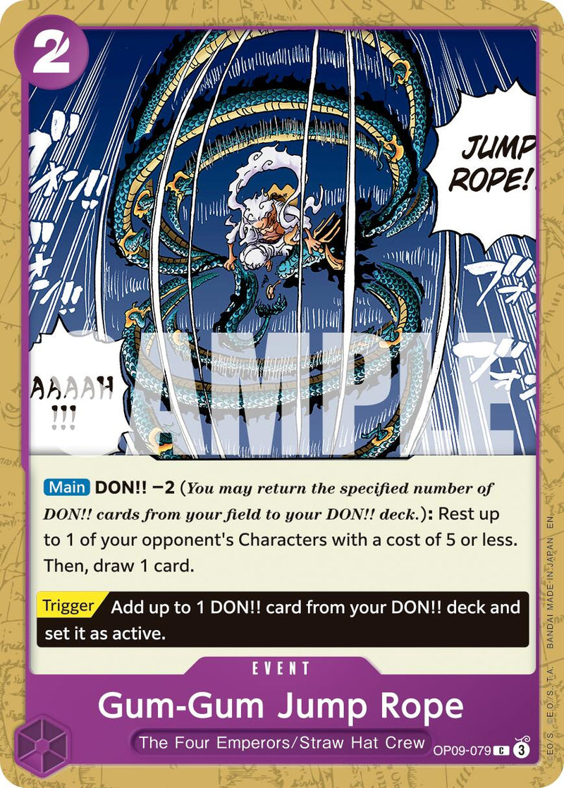 Gum-Gum Jump Rope OP09-079 [ Inglese / Giapponese / Francese / Cinese Semplificato ]