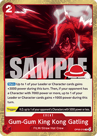 RARE - (Luffy Deck Stamp) - Learn Together Deck Set 01