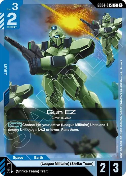 Gun EZ GD04-015 [ Inglese / Giapponese ]