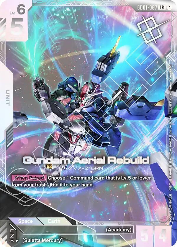 Gundam Aerial Rebuild GD01-067 [ Inglese / Giapponese ]