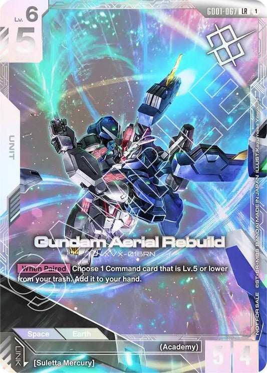 Gundam Aerial Rebuild GD01-067 [ Inglese / Giapponese ]