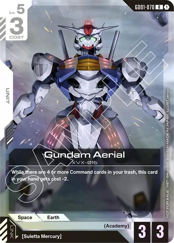 Gundam Aerial GD01-070 [ Inglese / Giapponese ]
