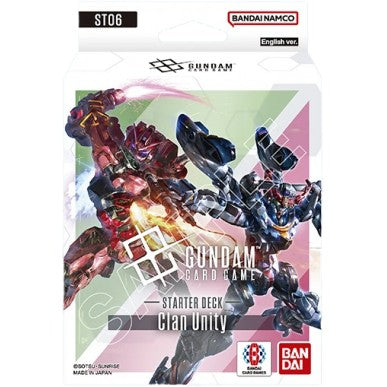 Gundam Card Game Clan Unity Starter Deck ST06 Mazzo Precostruito ENG Bandai