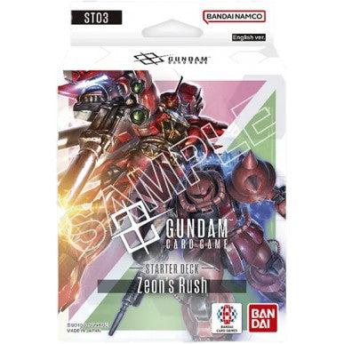 Gundam Card Game Zeon's Rush ST03 Starter Deck ENG