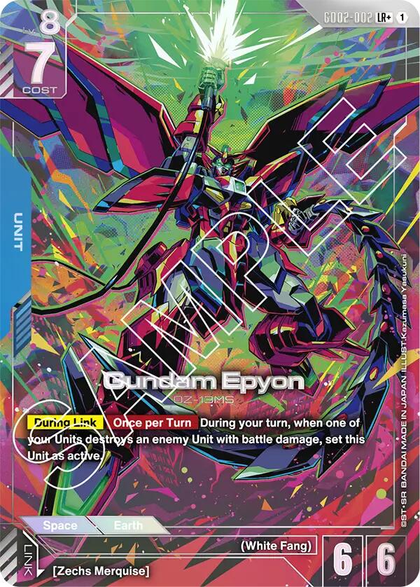 Gundam Epyon GD02-002 [ Inglese / Giapponese ]
