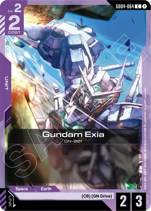 Gundam Exia GD04-064 [ Inglese / Giapponese ]
