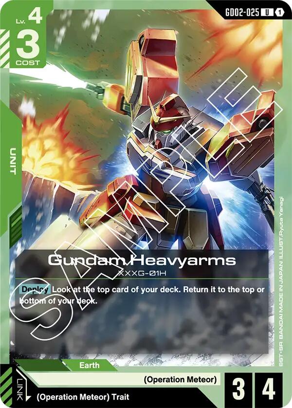 Gundam Heavyarms GD02-025 [ Inglese / Giapponese ]