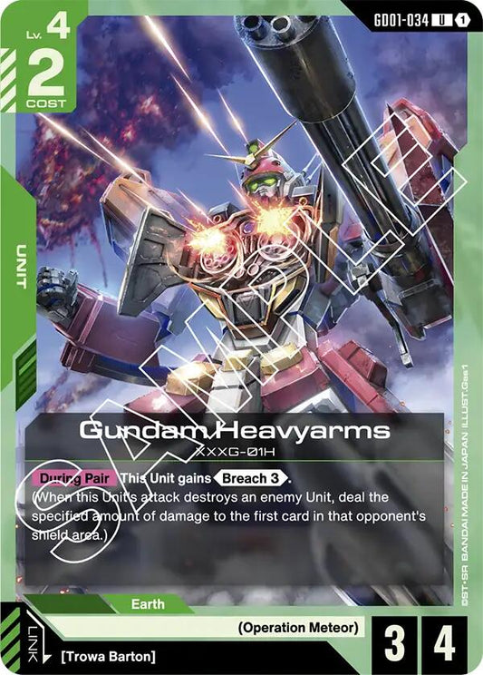 Gundam Heavyarms GD01-034 [ Inglese / Giapponese ]