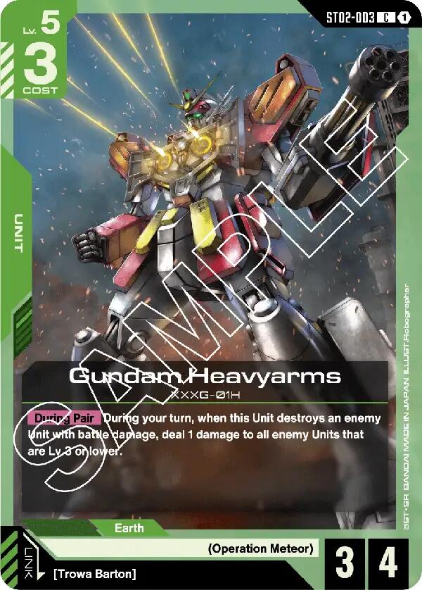 Gundam Heavyarms ST02-003 [ Inglese / Giapponese ]