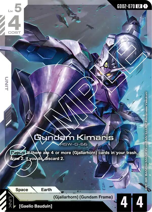 Gundam Kimaris GD02-070 [ Inglese / Giapponese ]