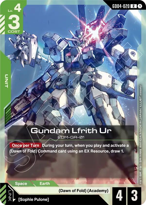 Gundam Lfrith Ur GD04-020 [ Inglese / Giapponese ]