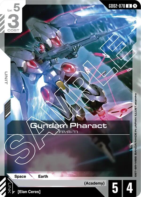 Gundam Pharact GD02-078 [ Inglese / Giapponese ]
