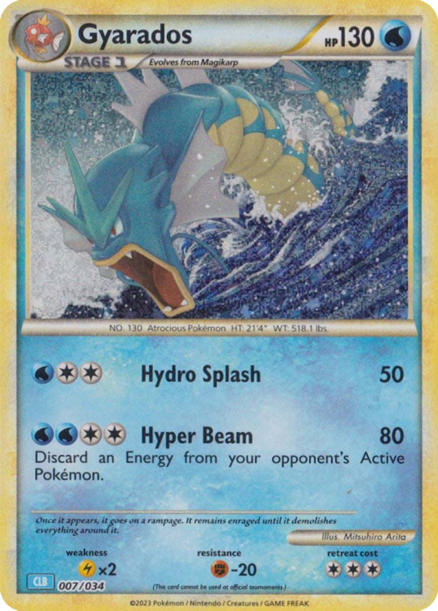Gyarados - Pokémon TCG Classic: Blastoise & Suicune ex Deck 007/034 [ Inglese ]