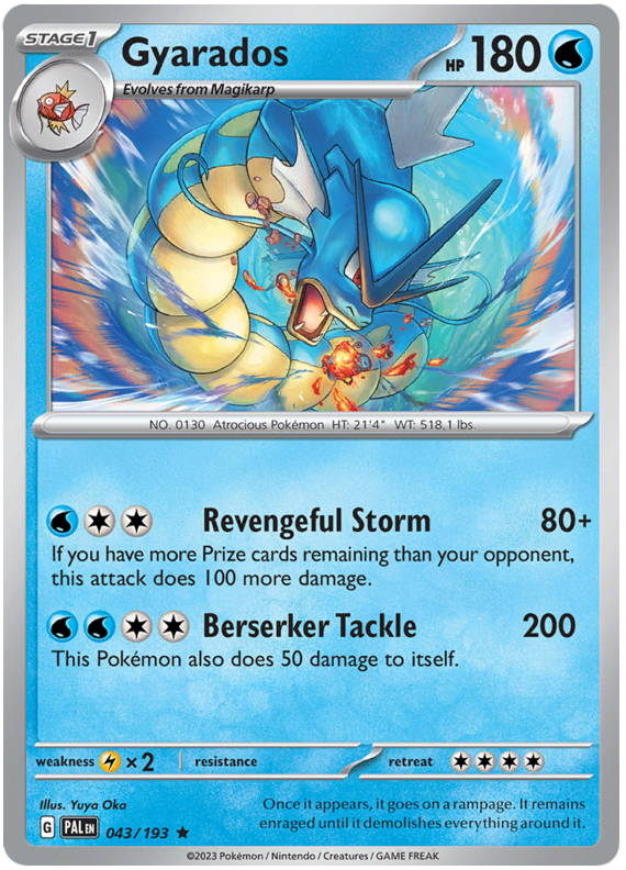 Gyarados - Evoluzioni a Paldea 043/193 [ Italiano ]