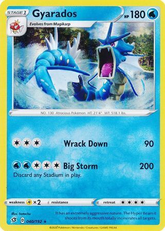 Gyarados - Fragore Ribelle 040/192 [ Italiano / Inglese ]