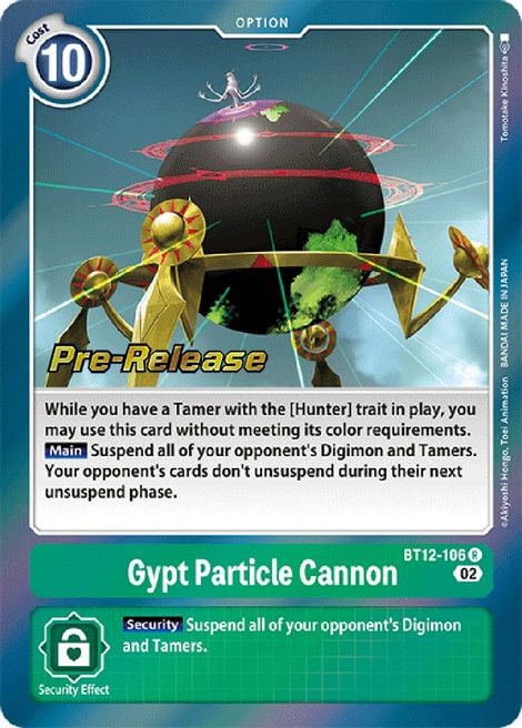Gypt Particle Cannon BT12-106 [ Inglese / Giapponese ]