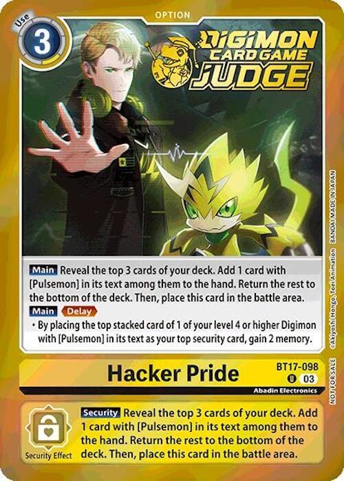 Hacker Pride BT17-098 [ Inglese / Giapponese ]