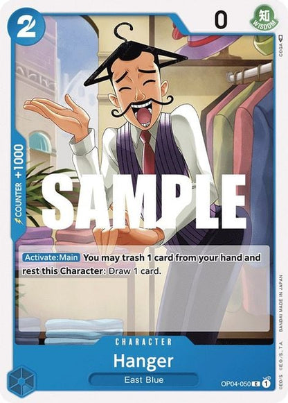 Hanger OP04-050 [ Inglese / Giapponese / Francese / Cinese Semplificato ]