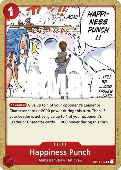 Happiness Punch OP04-017 [ Inglese / Giapponese / Francese / Cinese Semplificato ]