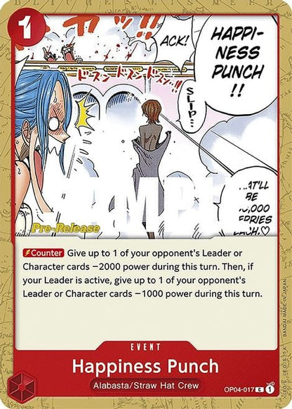Happiness Punch OP04-017 [ Inglese / Giapponese / Francese / Cinese Semplificato ]