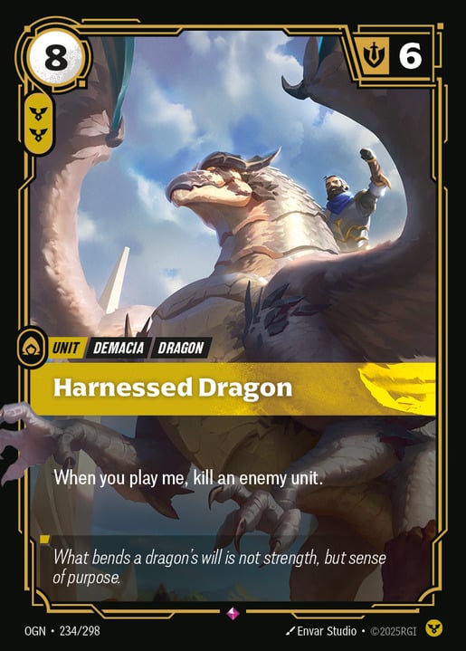 Harnessed Dragon (RARE) [ Inglese / Cinese Semplificato ]