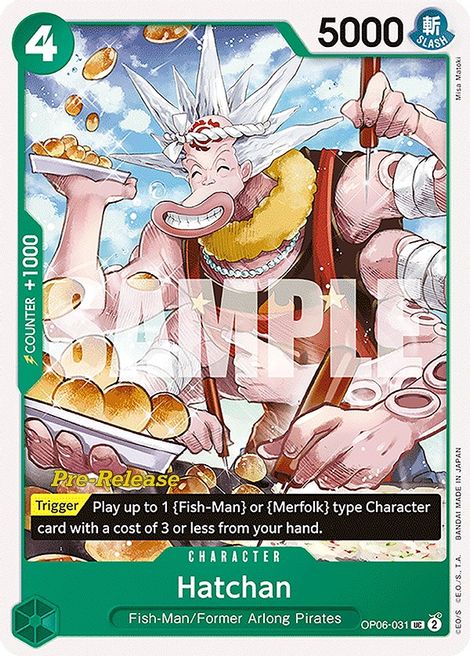 Hatchan OP06-031 [ Inglese / Giapponese / Francese / Cinese Semplificato ]