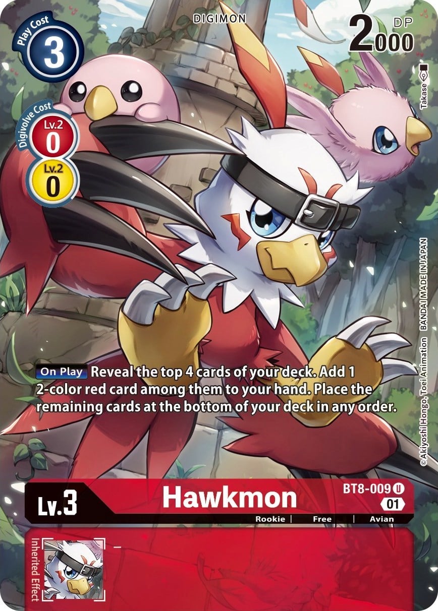 Hawkmon BT8-009 [ Inglese / Giapponese ]