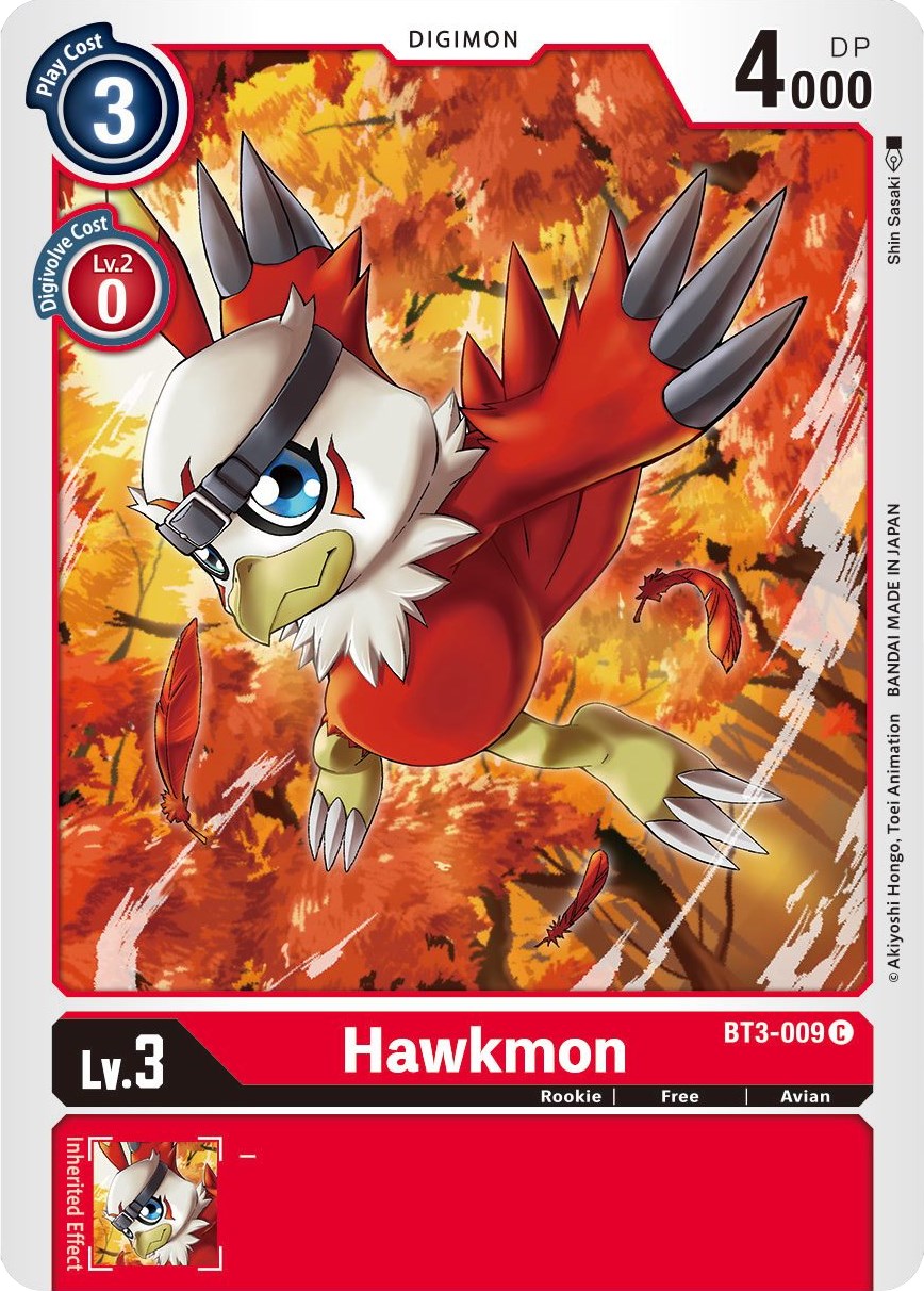 Hawkmon BT3-009 [ Inglese / Giapponese ]