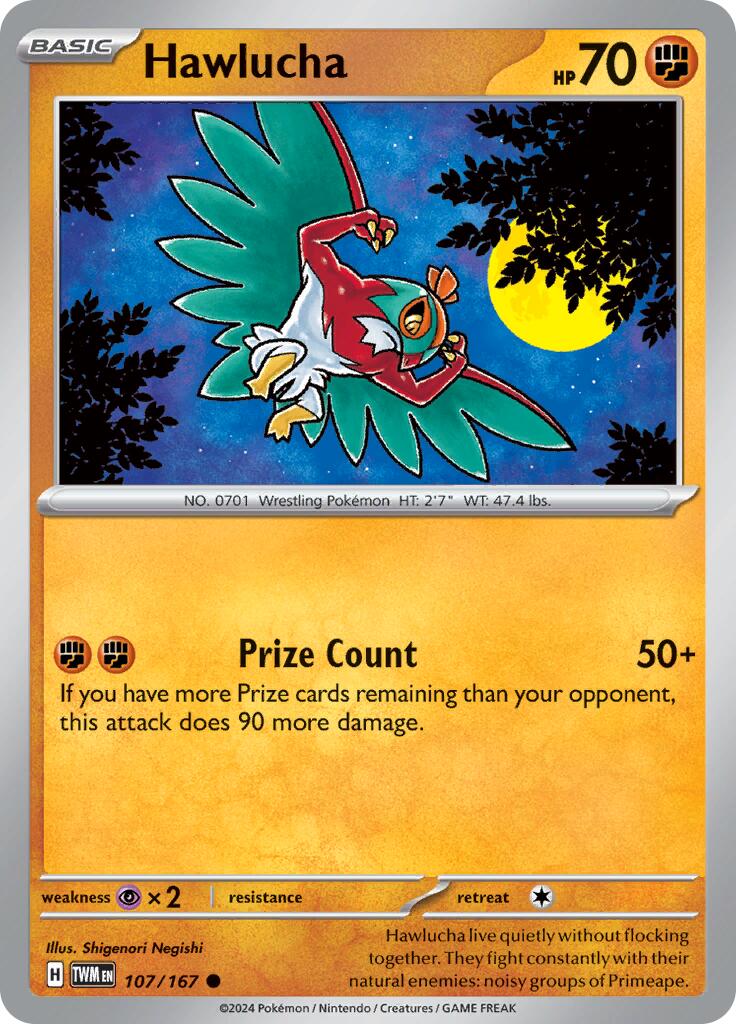 Hawlucha - Crepuscolo Mascherato 107/167 [ Italiano ]