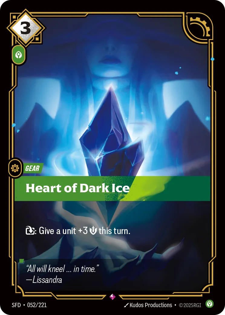 Heart of Dark Ice (RARE) [ Inglese / Cinese Semplificato ]