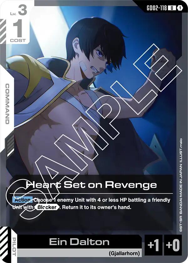 Heart Set on Revenge GD02-118 [ Inglese / Giapponese ]