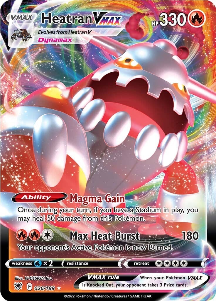 Heatran VMAX - Lucentezza Siderale 026/189 [ Italiano / Inglese ]