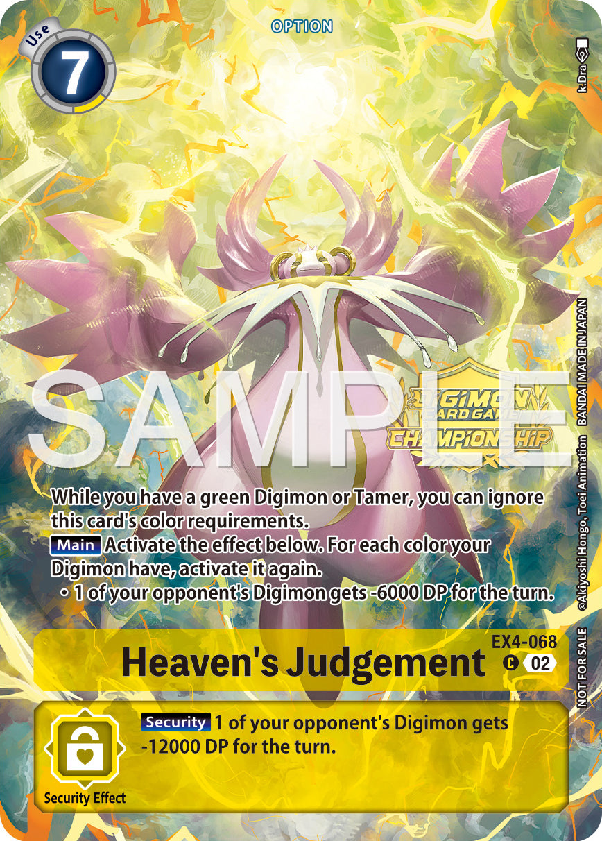Heaven's Judgement EX4-068 [ Inglese / Giapponese ]