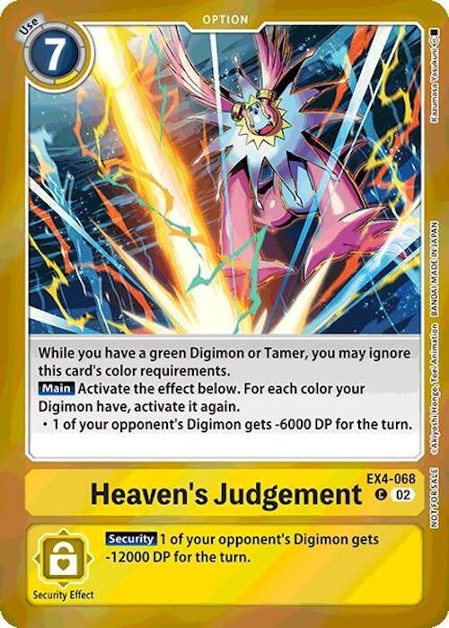 Heaven's Judgement EX4-068 [ Inglese / Giapponese ]
