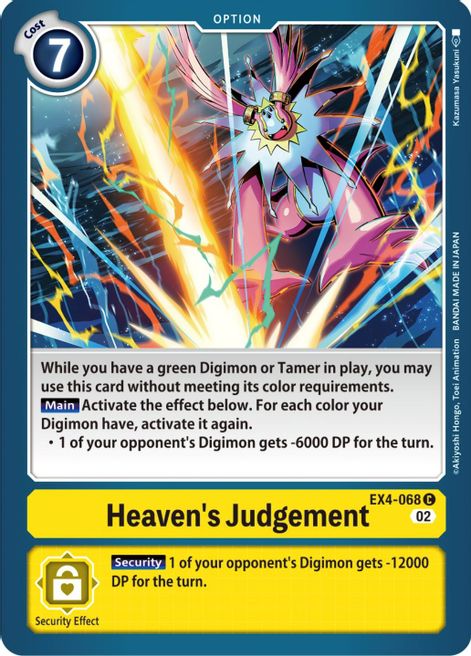 Heaven's Judgement EX4-068 [ Inglese / Giapponese ]