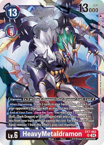 HeavyMetaldramon EX7-062 [ Inglese / Giapponese ]