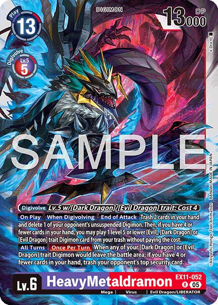 HeavyMetaldramon EX11-052 [ Inglese / Giapponese ]