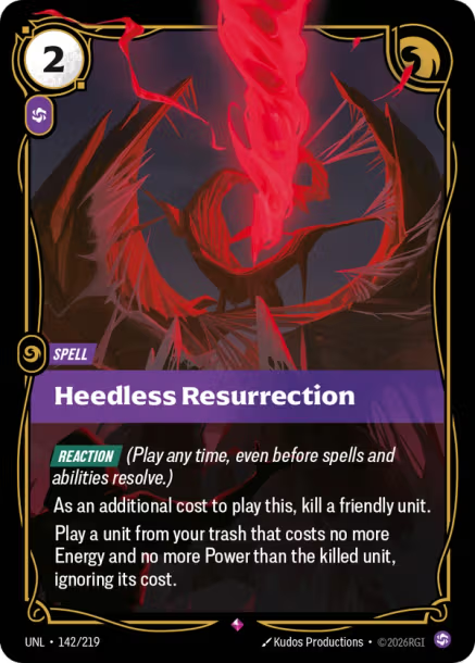 Heedless Resurrection (RARE) [ Inglese / Cinese Semplificato ]