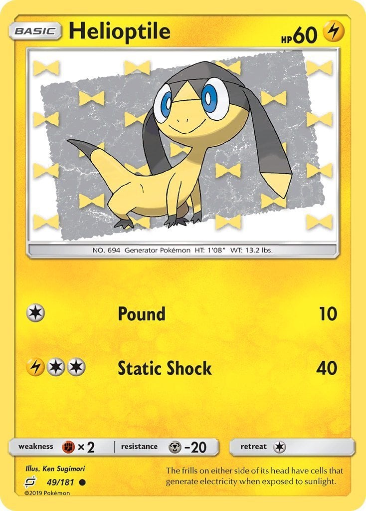 Helioptile - Gioco di Squadra 49/181 [ Italiano / Inglese ]