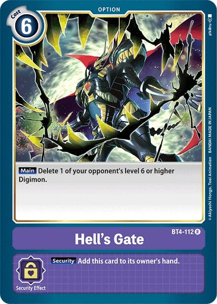 Hell's Gate BT4-112 [ Inglese / Giapponese ]