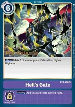 Hell's Gate BT4-112 [ Inglese / Giapponese ]