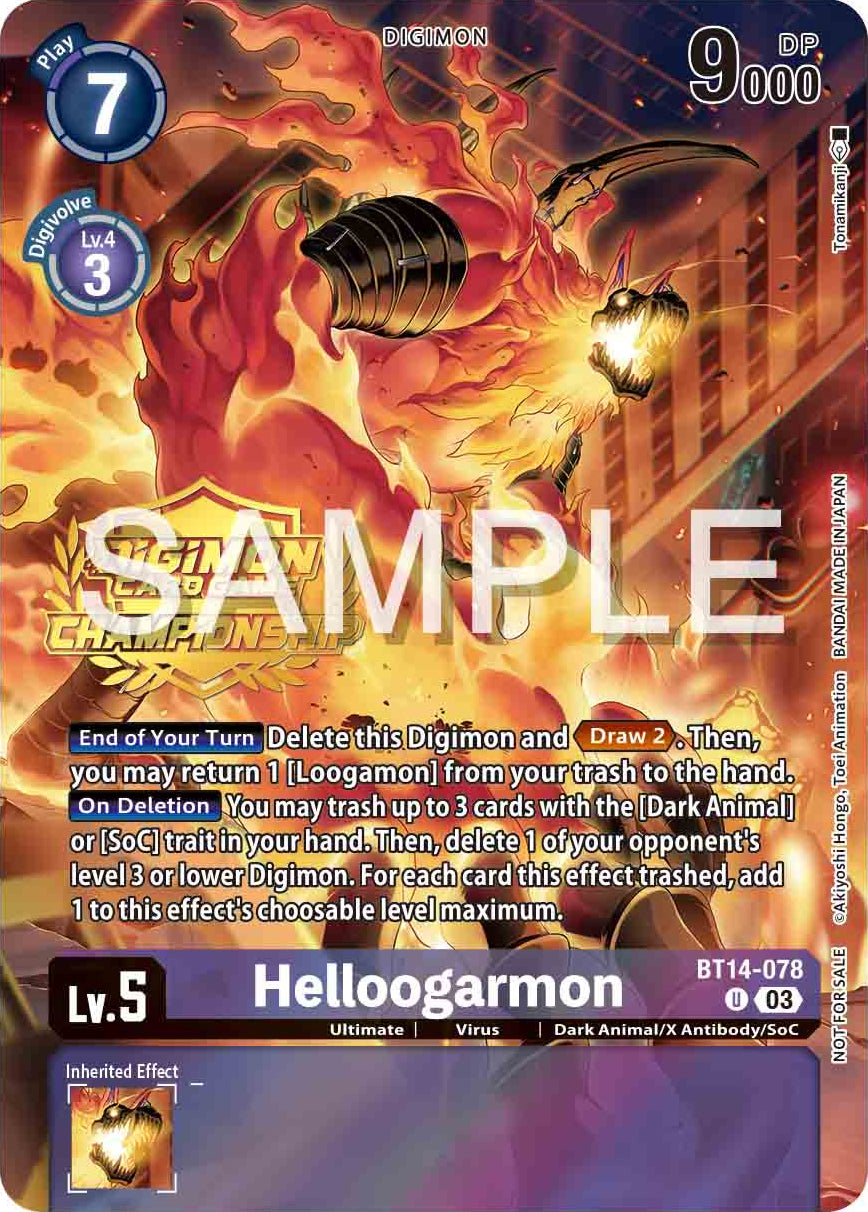 Helloogarmon BT14-078 [ Inglese / Giapponese ]