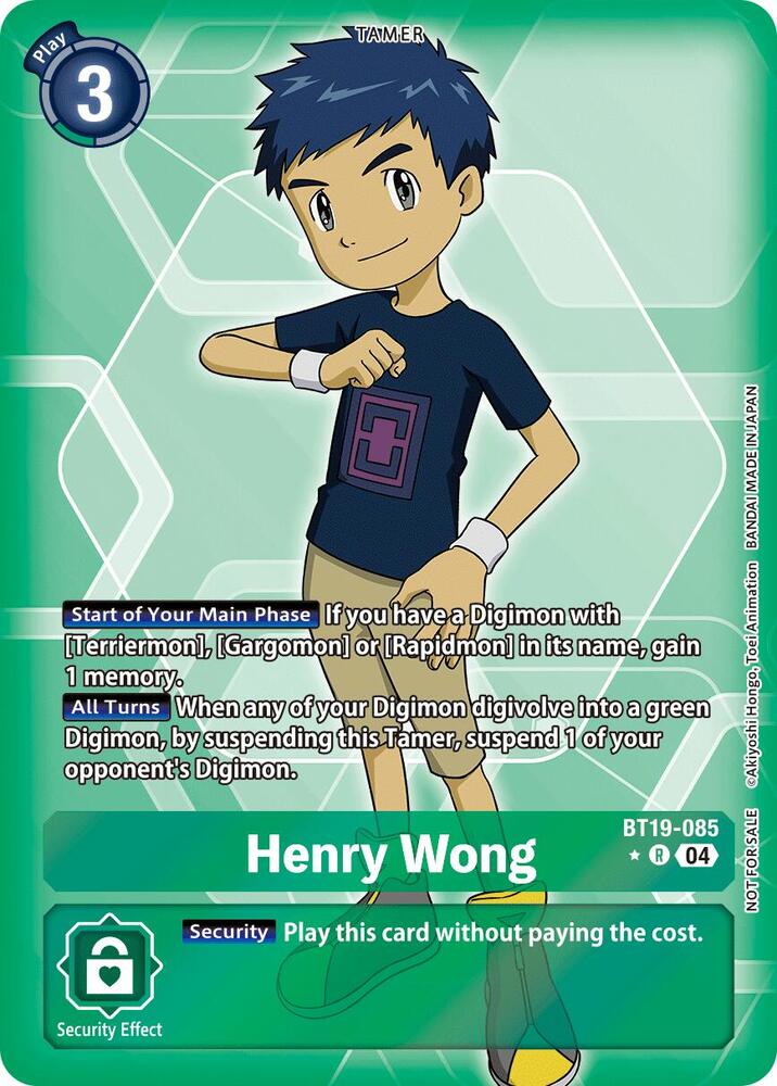 Henry Wong BT19-085 [ Inglese / Giapponese ]