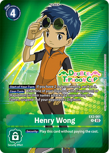 Henry Wong EX2-061 [ Inglese / Giapponese ]