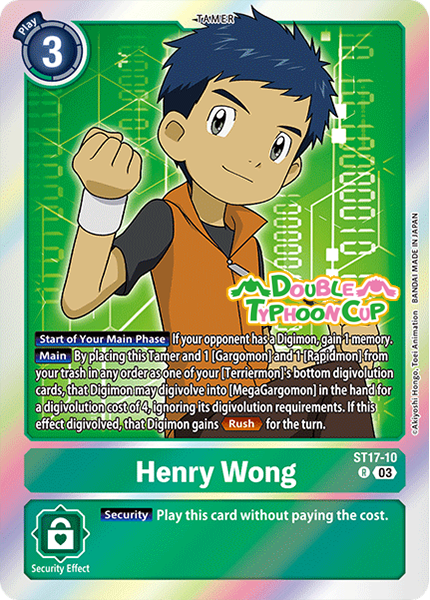Henry Wong ST17-10 [ Inglese / Giapponese ]