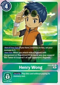 Henry Wong EX2-061 [ Inglese / Giapponese ]