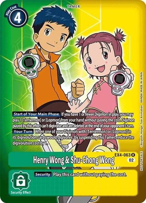 Henry Wong & Shu-Chong Wong EX4-063 [ Inglese / Giapponese ]