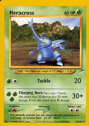 Heracross - Neo Destiny 41/105 [ Italiano / Inglese ]