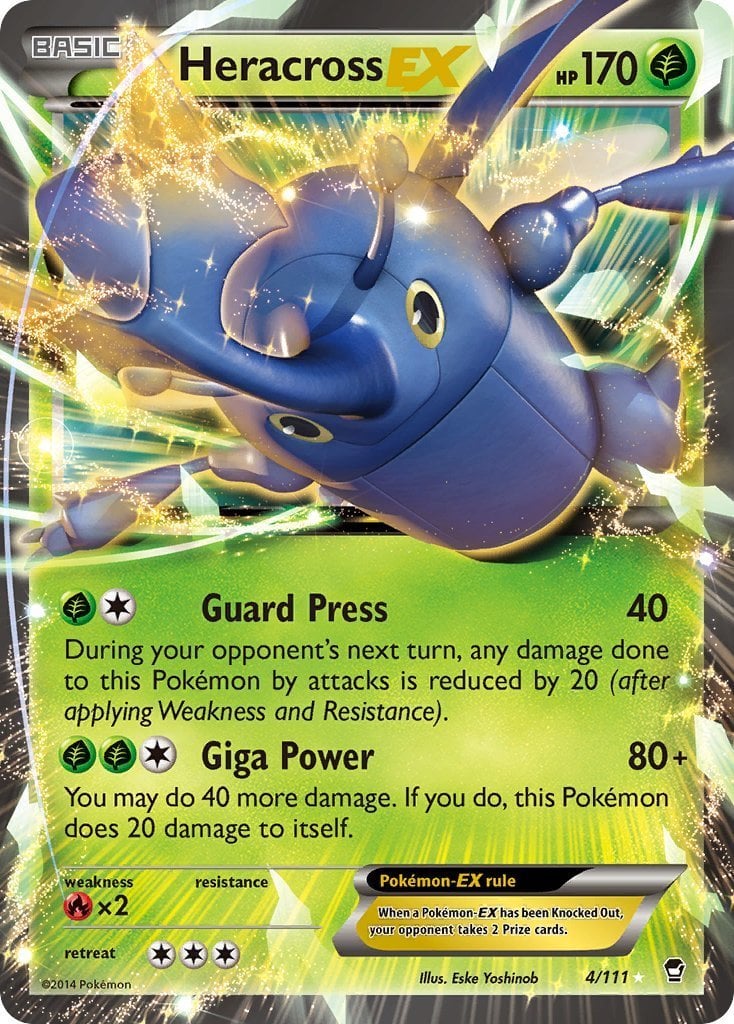 Heracross EX - Colpi Furiosi 4/111 [ Italiano / Inglese ]